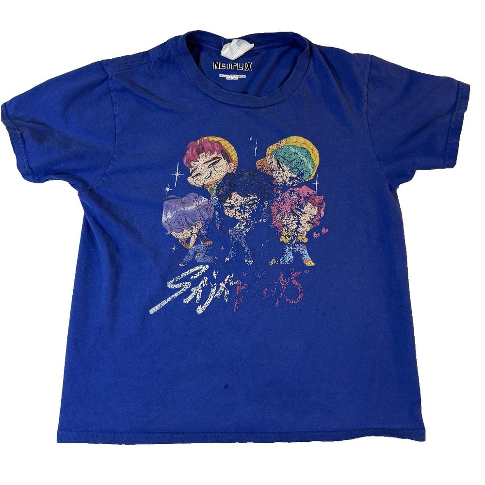 Netflix Lost in Space T Shirt Womens S Blue Sci Fi TV Graphic Y2K
